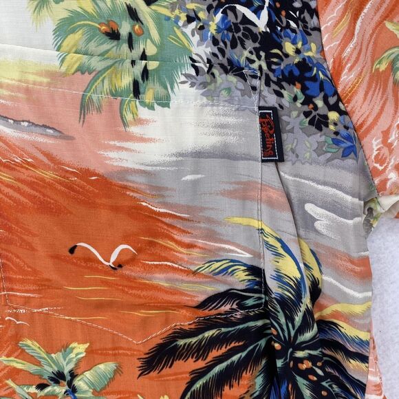 Pipeline Hawaiian Shirt Mens Size Medium Floral Tropical Kona Aloha Hawaii - Picture 9 of 9